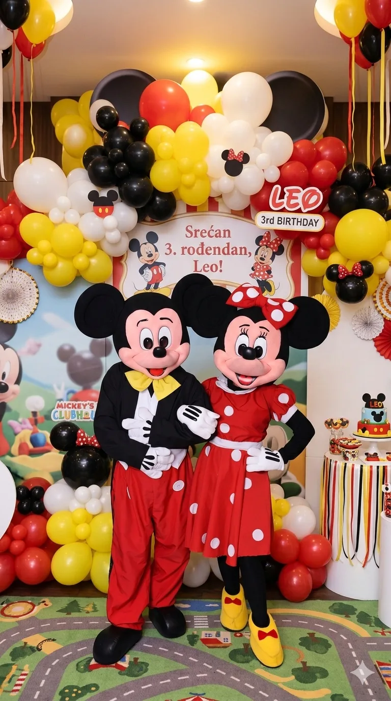Disney maskote za dečiji rođendan u Beogradu